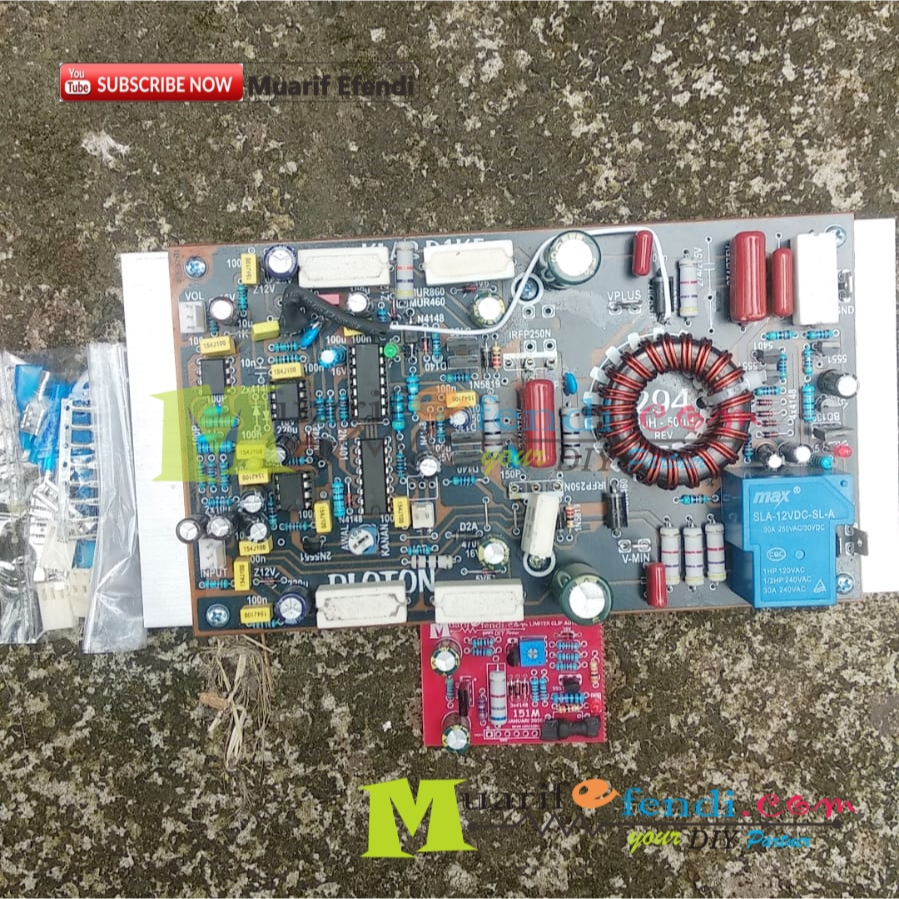 KIT Power Amplifier Class D UCD D1K5 UPDATE MARET 2026 294 Board PCB Elektronik Komponen Lengkap Bir