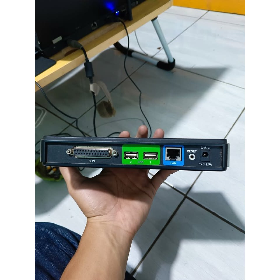 D-LINK DPR-1061 PRINT SERVER DLINK 3 port tanpa adaptor