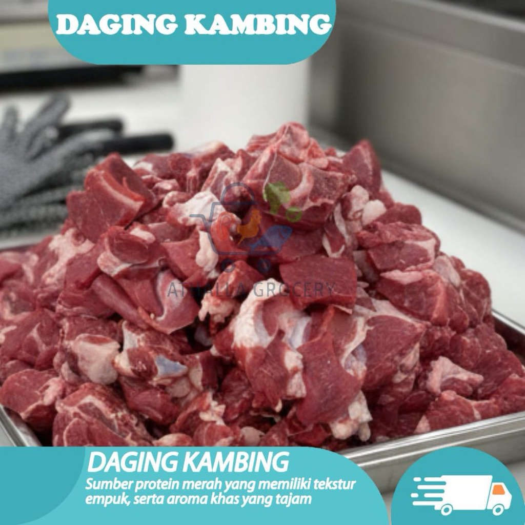 Daging Kambing 1kg - Daging Kambing Empuk Segar Frozen Surabaya