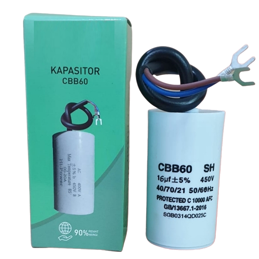 Kapasitor CBB60 16uf 450VAC