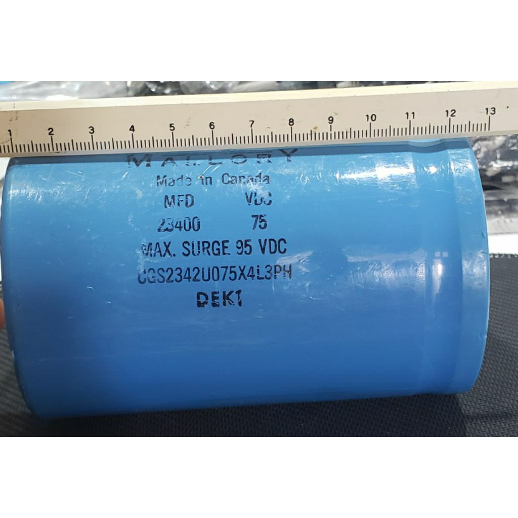 Capacitor MALLORY 23400Uf 75VDC