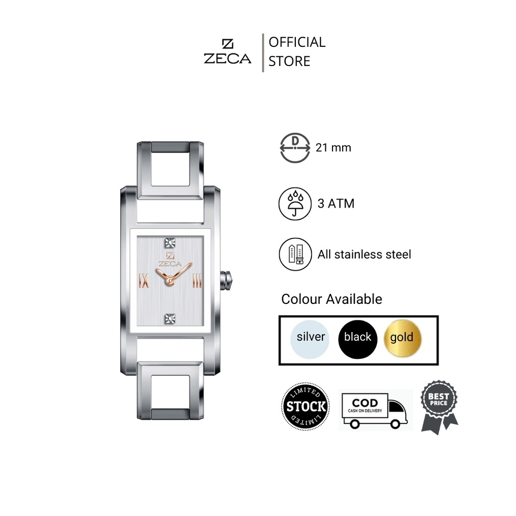 Zeca Jam TanganWanita Stainless Steel Analog Original 146L series