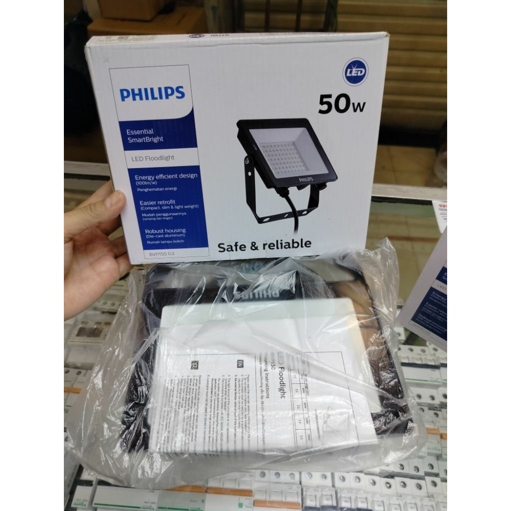 lampu sorot Philips LED FLOODLIGHT BVP150 G3 50watt  BERKUALITAS