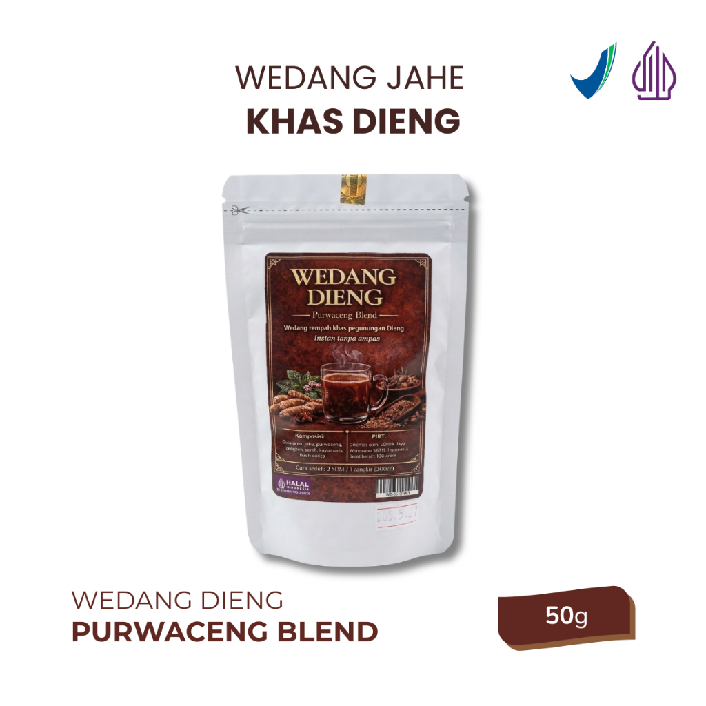 WEDANG JAHE KHAS DIENG PURWACENG BLEND TANPA AMPAS