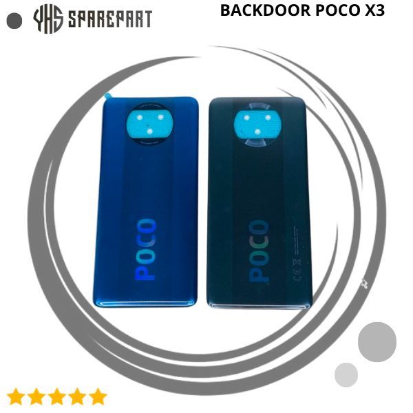 BACKDOOR GLASS POCO X3 / X3 PRO ORIGINAL