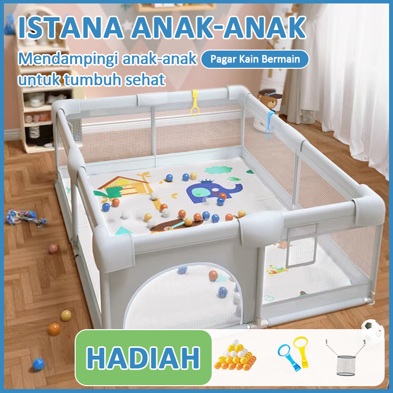 Pagar Bayi Bermain Mandi Bola Anak Pembatas Kasur Pagar Mainan Anak Playground Anak
