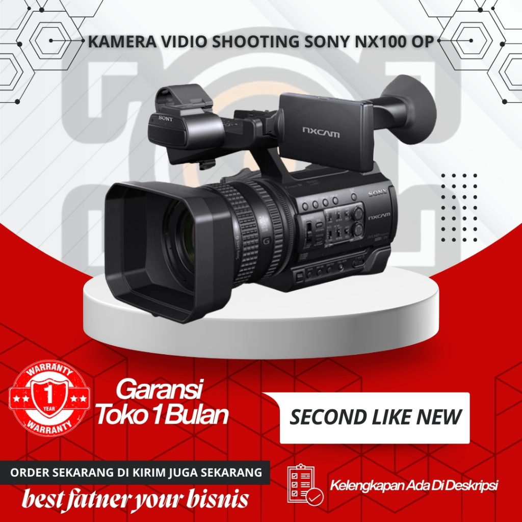 kamera vidio shooting sony NX100 op minim murah