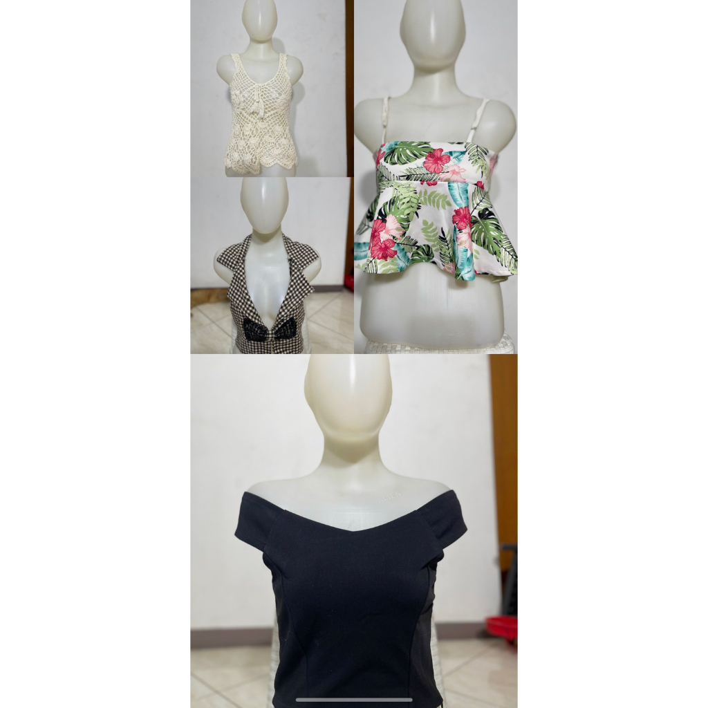 ATASAN WANITA PRELOVED – KAOS, KEMEJA, BLUS, DRESS PENDEK part 2