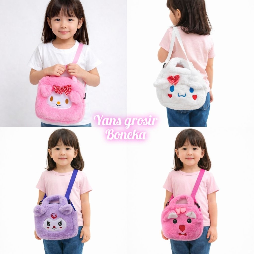 Tas Selempang Karakter Lucu Tas Totebag Tas Jinjing Anak Perempuan Karakter Lucu
