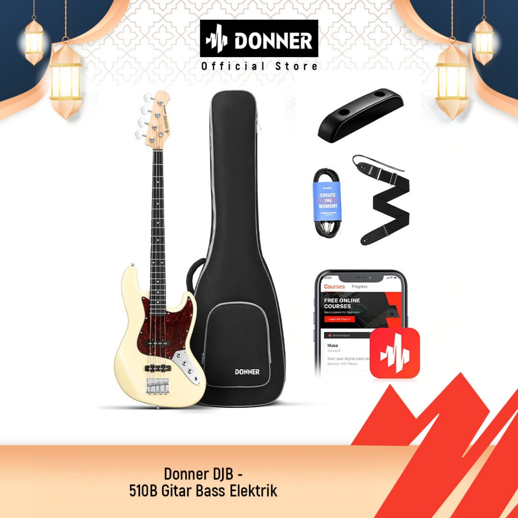 Donner DJB - 510B Gitar Bass Elektrik