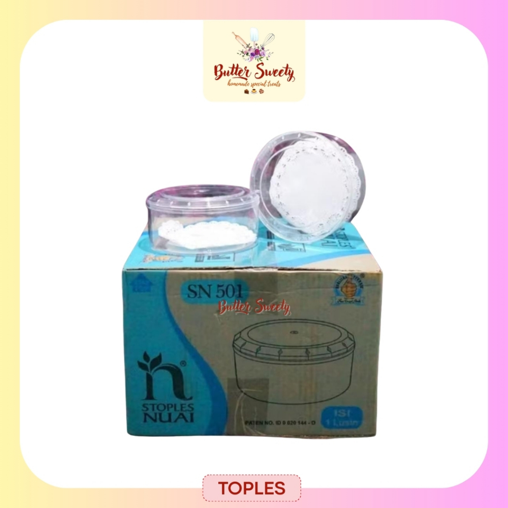 Toples Kue Kering Bulat 500gr Nuai SN 501