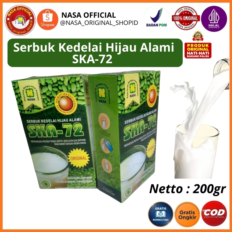 SKA-72 Serbuk Kedelai Alami NASA – Minuman Sari Kedelai Penambah Nutrisi Tubuh