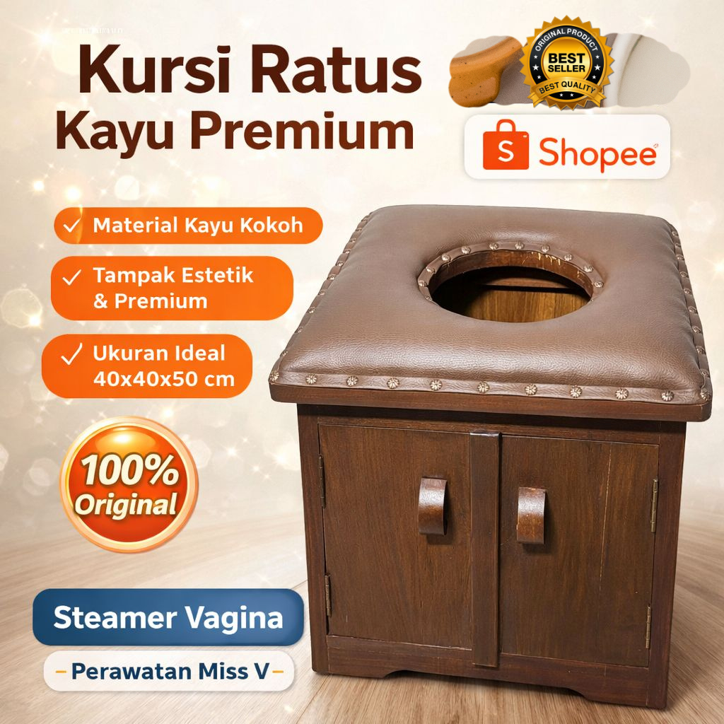 Kursi ratus SPA V kayu jati / Kursi spa jati / Kursi ratus kayu jati
