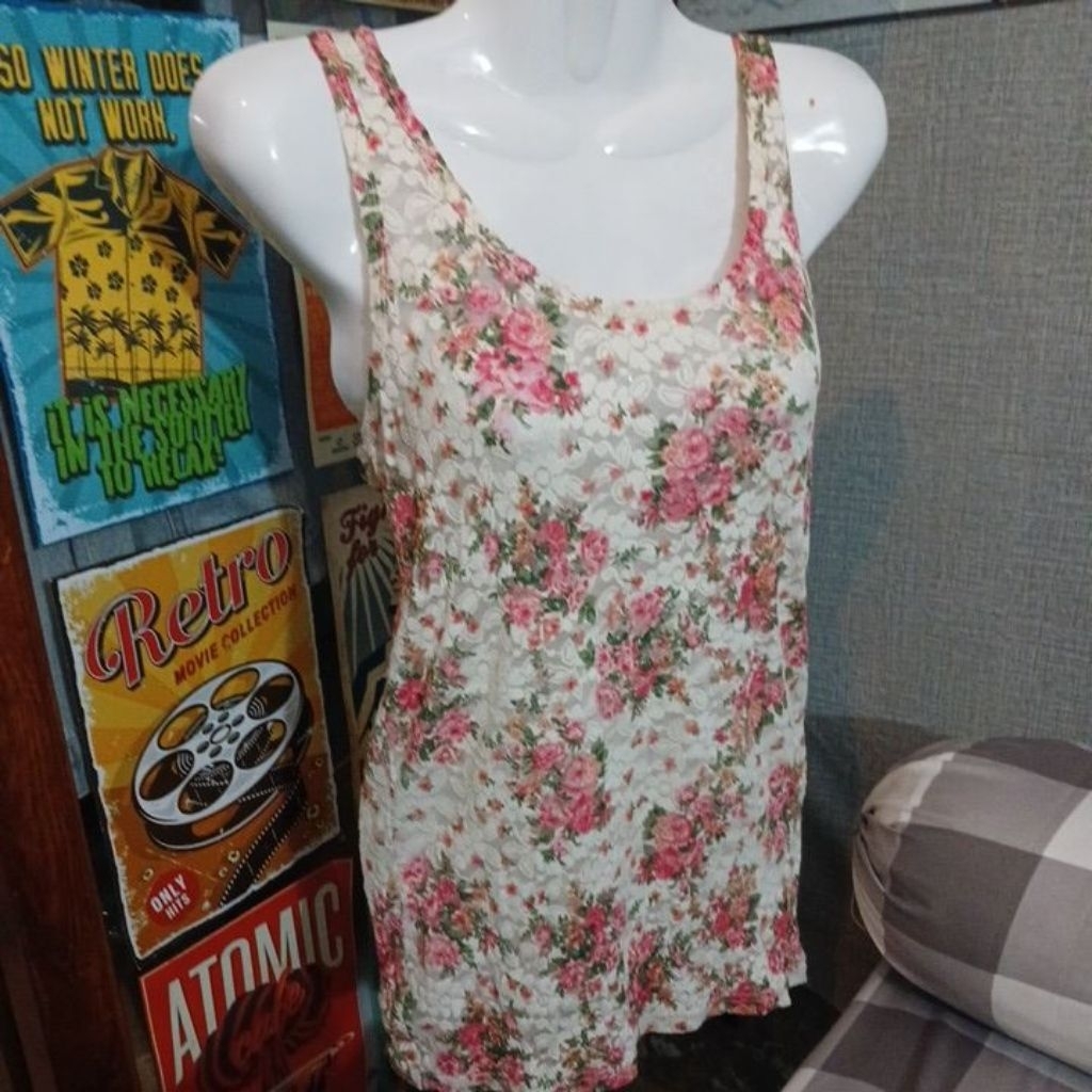 tanktop wanita atasan second
