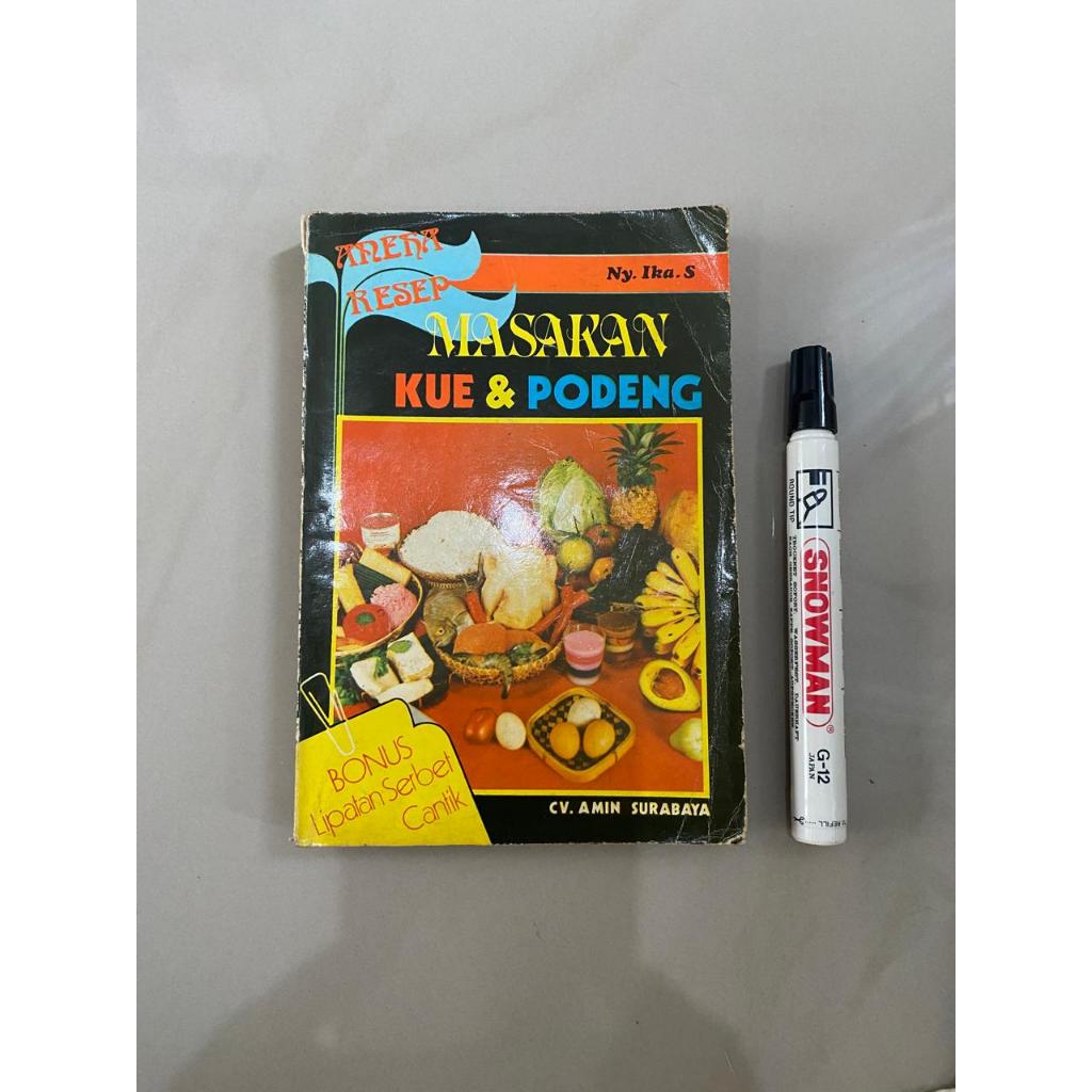 ANEKA RESEP MASAKAN KUE & PODENG – CV AMIN – PRELOVED