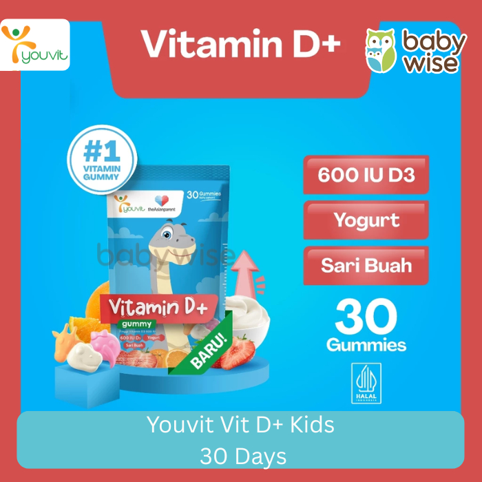 Youvit Vitamin D+ Kids 30 Days - Vitamin Anak