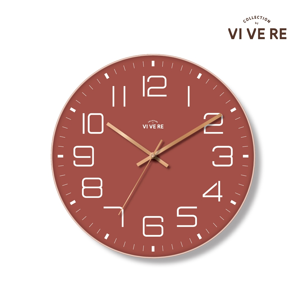 VIVERE Jam Dinding Kayo Red