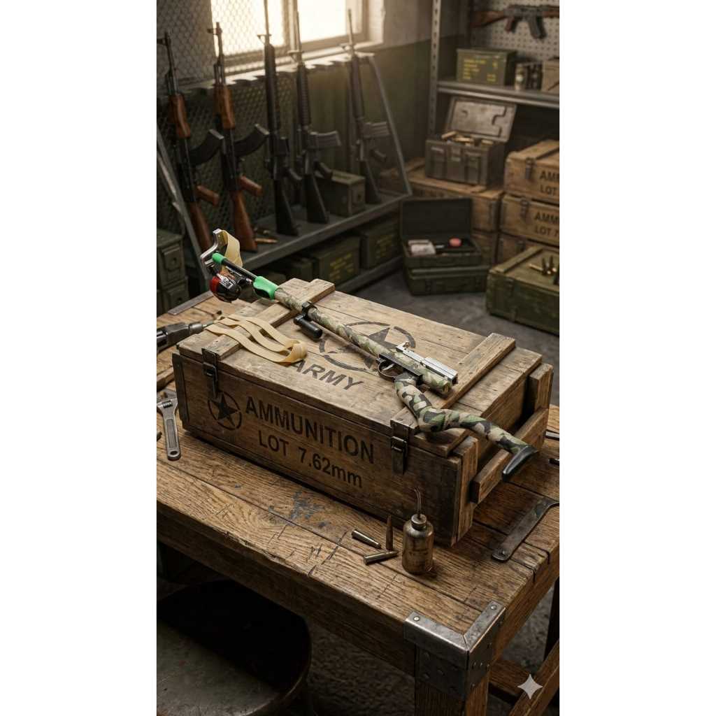 Model Neptune l Slingshot Modern l Alat Bantu Pancing l Fishing Slingshot