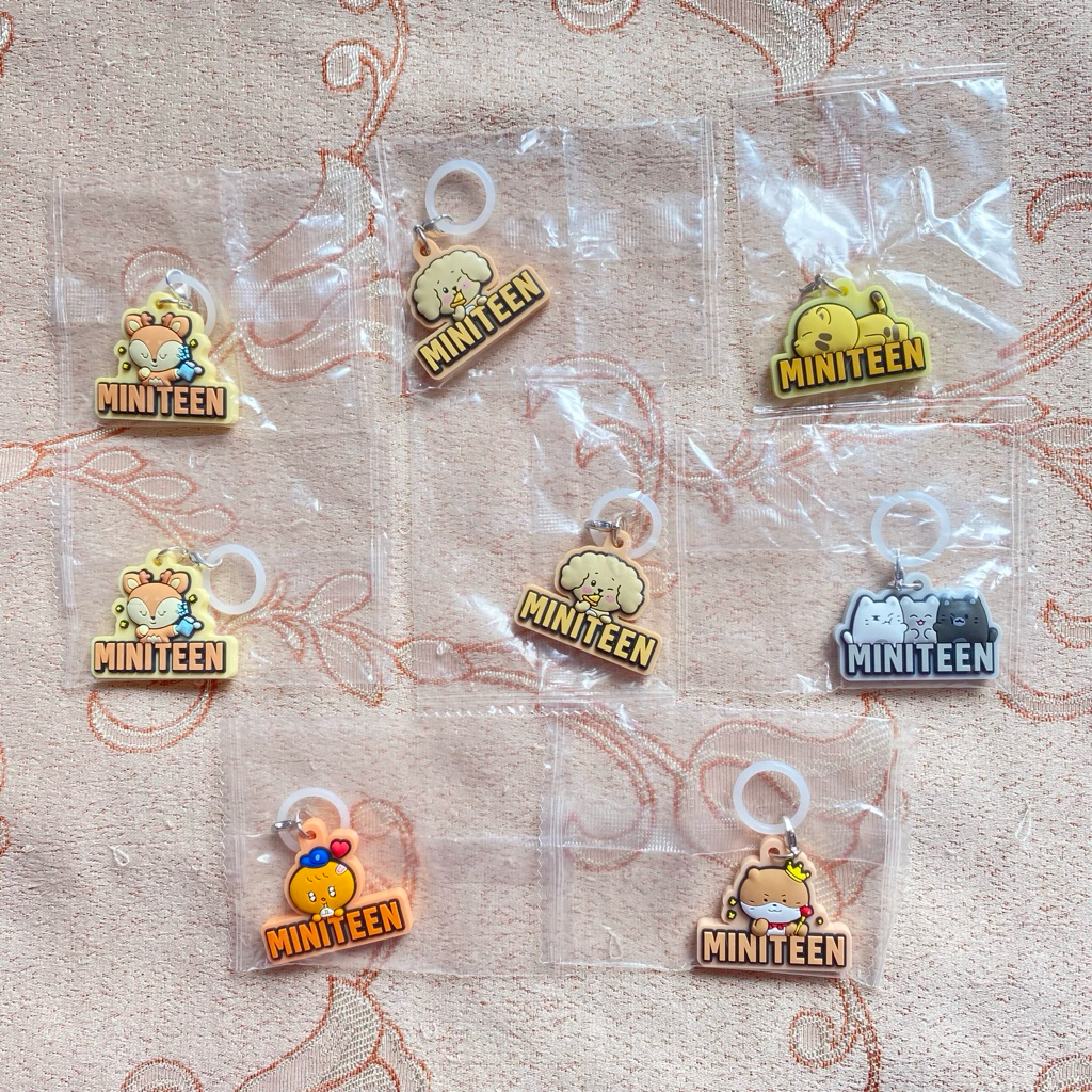 SEVENTEEN GACHA JAPAN BANDAI MINITEEN KEYRING SHUASUMI DOA TAMTAM OCL BOOGYULI CHANDALEE