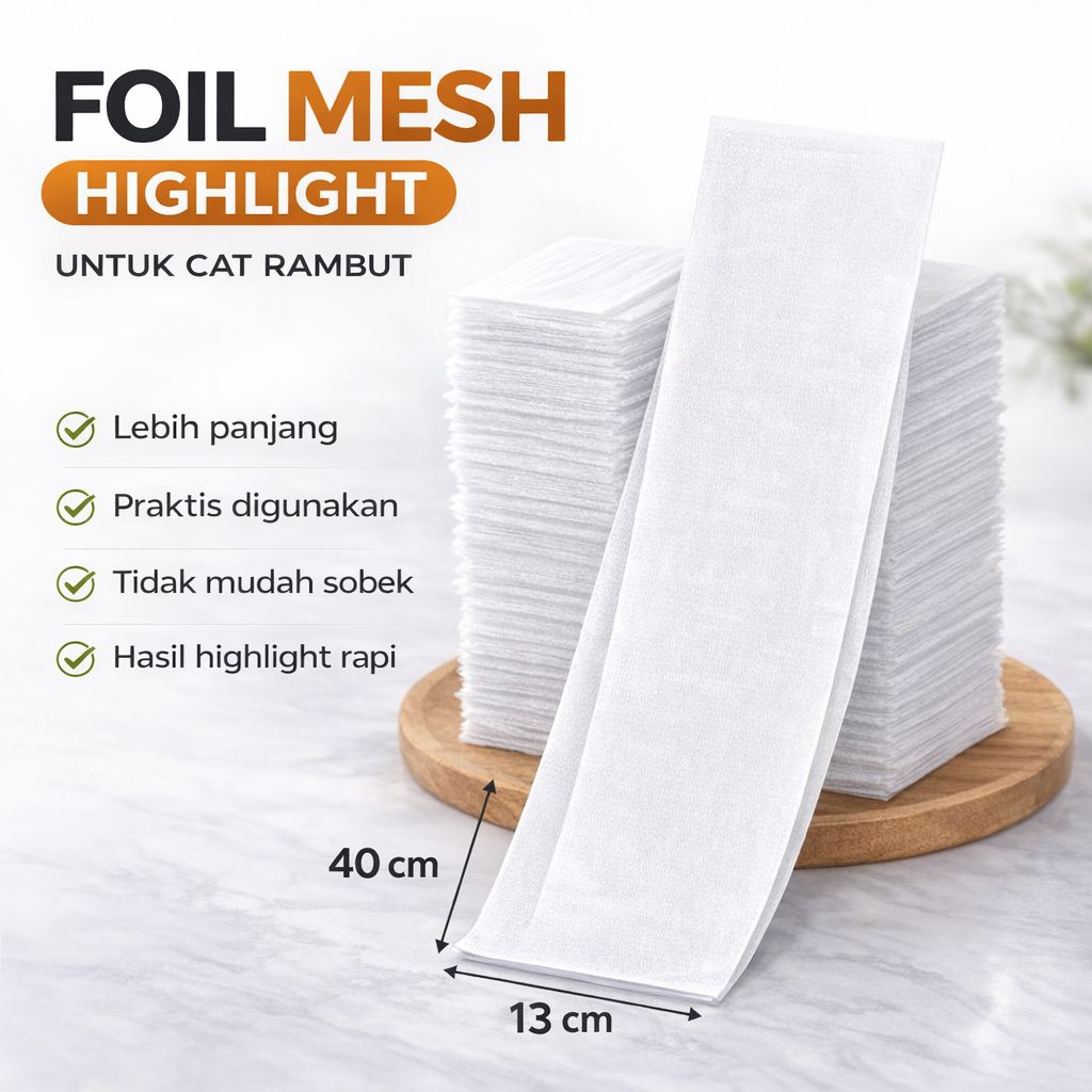FOIL MESH BUSA UNTUK CAT RAMBUT / balayage rambutambrose