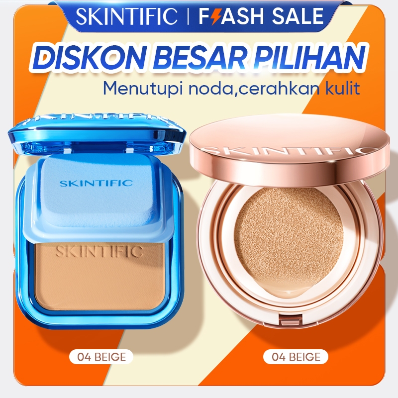 [Big Sale] Skintific Makeup Collection Oil Control Matte Long-Lasting cushion foundation