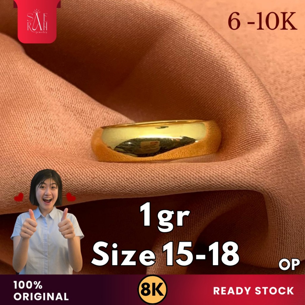 Cincin Emas 8K - Toko Emas Saerah - 1 Gram 249