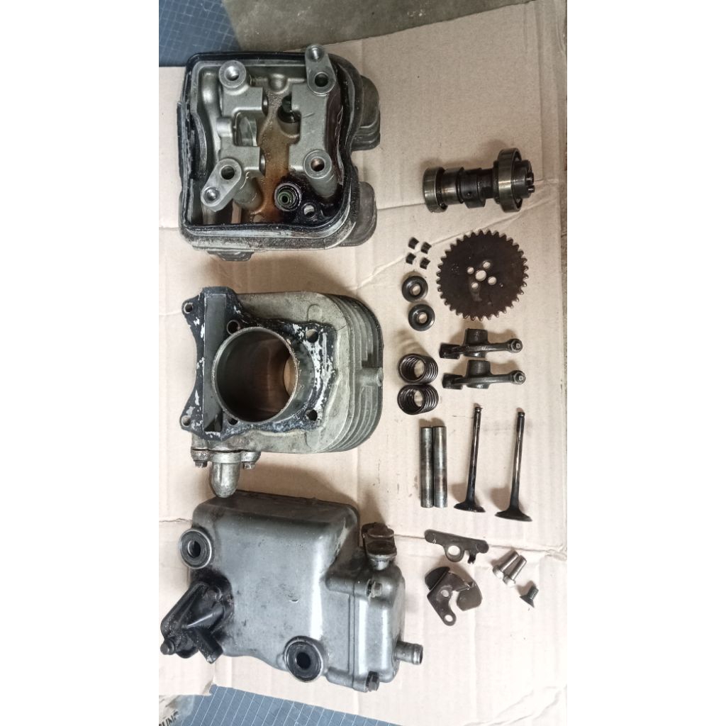 Blok head, blok boreng spin 125 ori copotan (bahan)