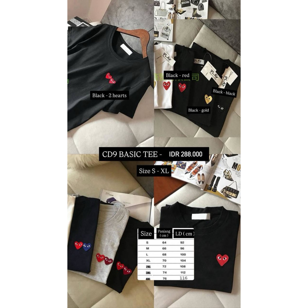 KAOS CD9 NYAMAN UNISEX SEHARI HARI