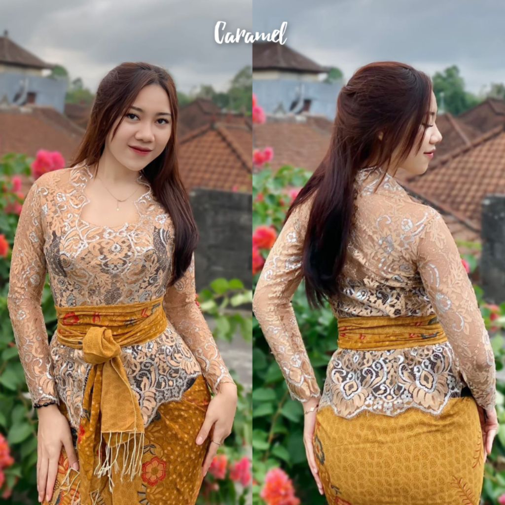 Kebaya Jadi Metalik Sparkle Premium Terbaru | Kebaya Bali | Kebaya Jadi Bali | Kebaya Brokat