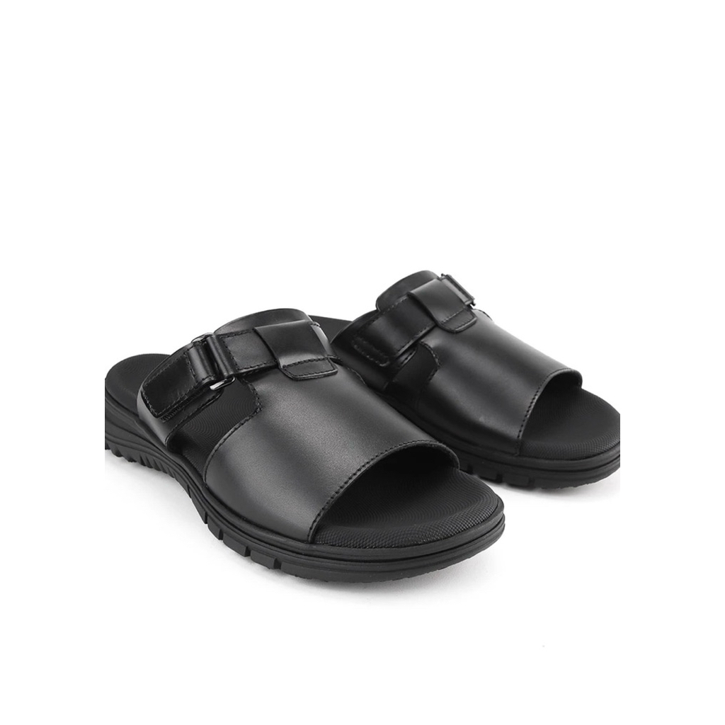 Sandal Slide Pria Obermain Original - Leather - Edrog