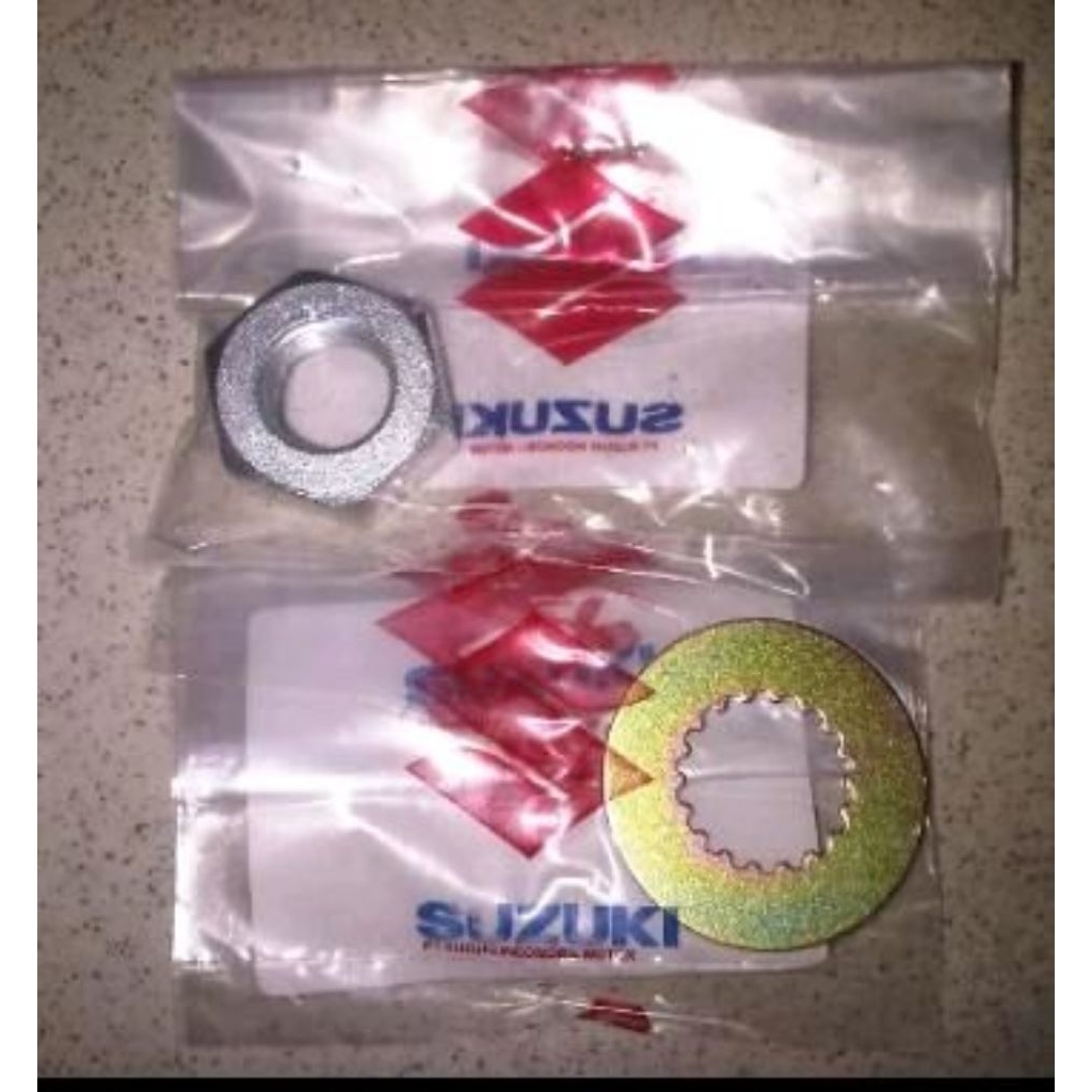 mur gear depan + ring suzuki thunder 125 ori sgp suzuki genuine parts
