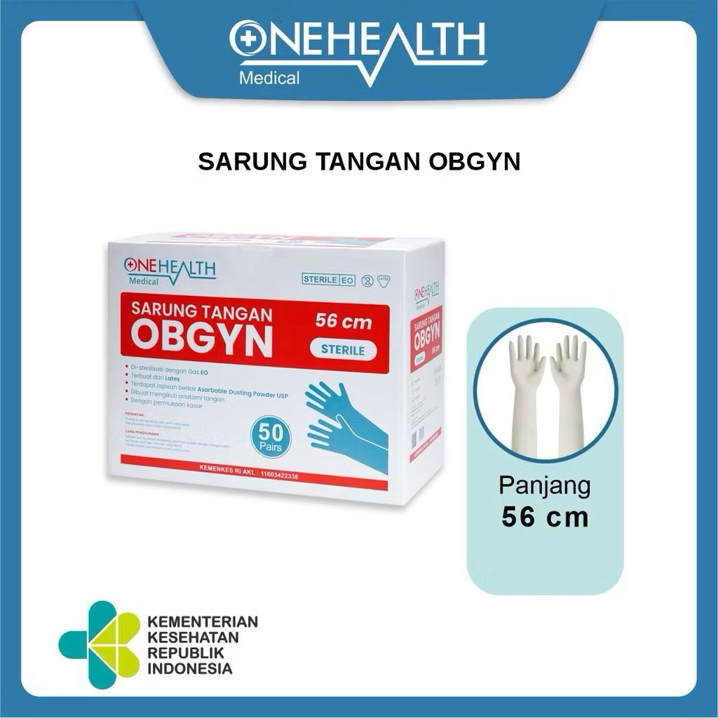 Handscoon Gynecolog / Handscoon Panjang / Handscoon Obgyn Onehealth