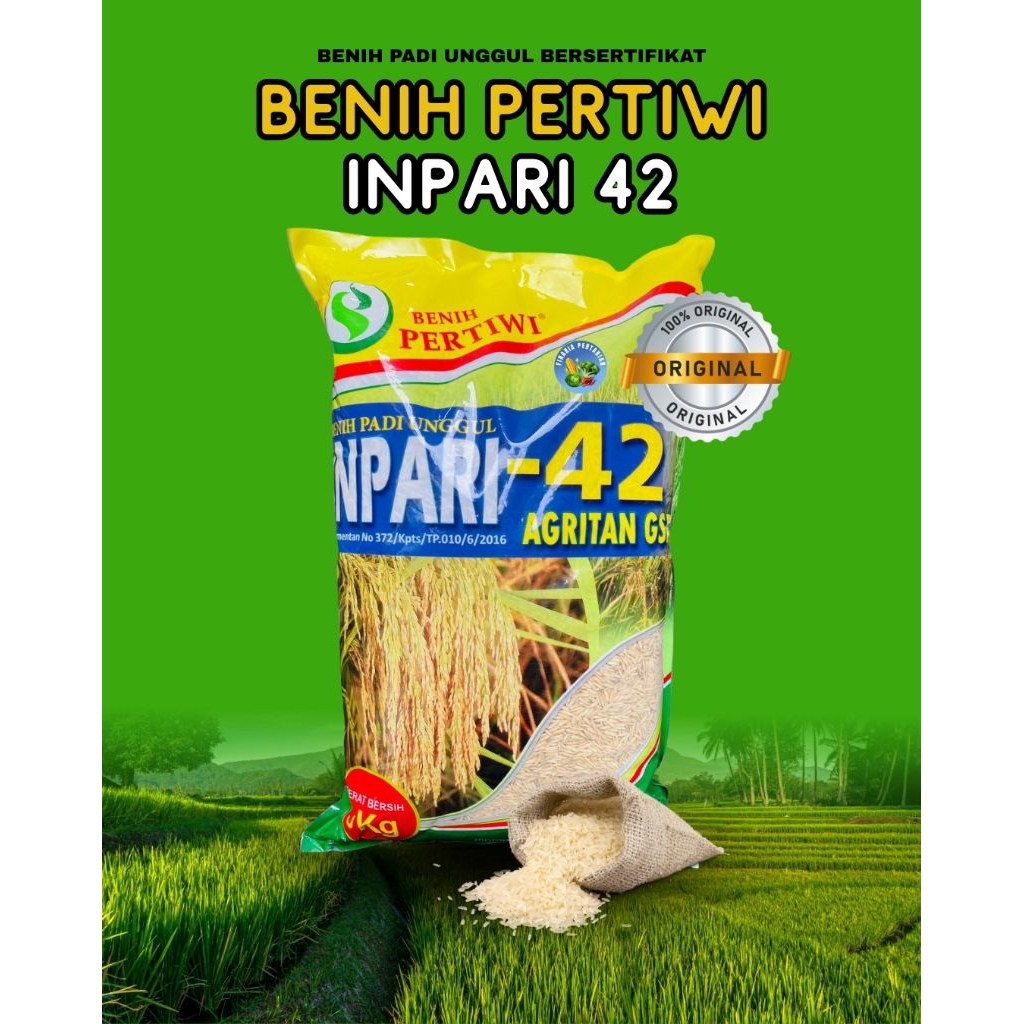 Benih Padi Inpari 42 pertiwi Original