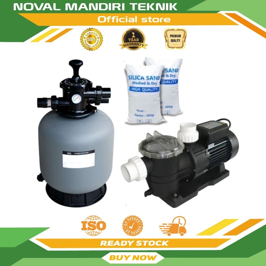 Paket mesin pompa kolam renang 1paket peralatan kolam renang 1 set
