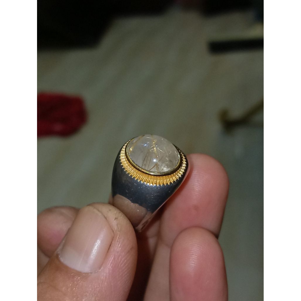 Kecubung Cendana Serat emas ( Real pict)