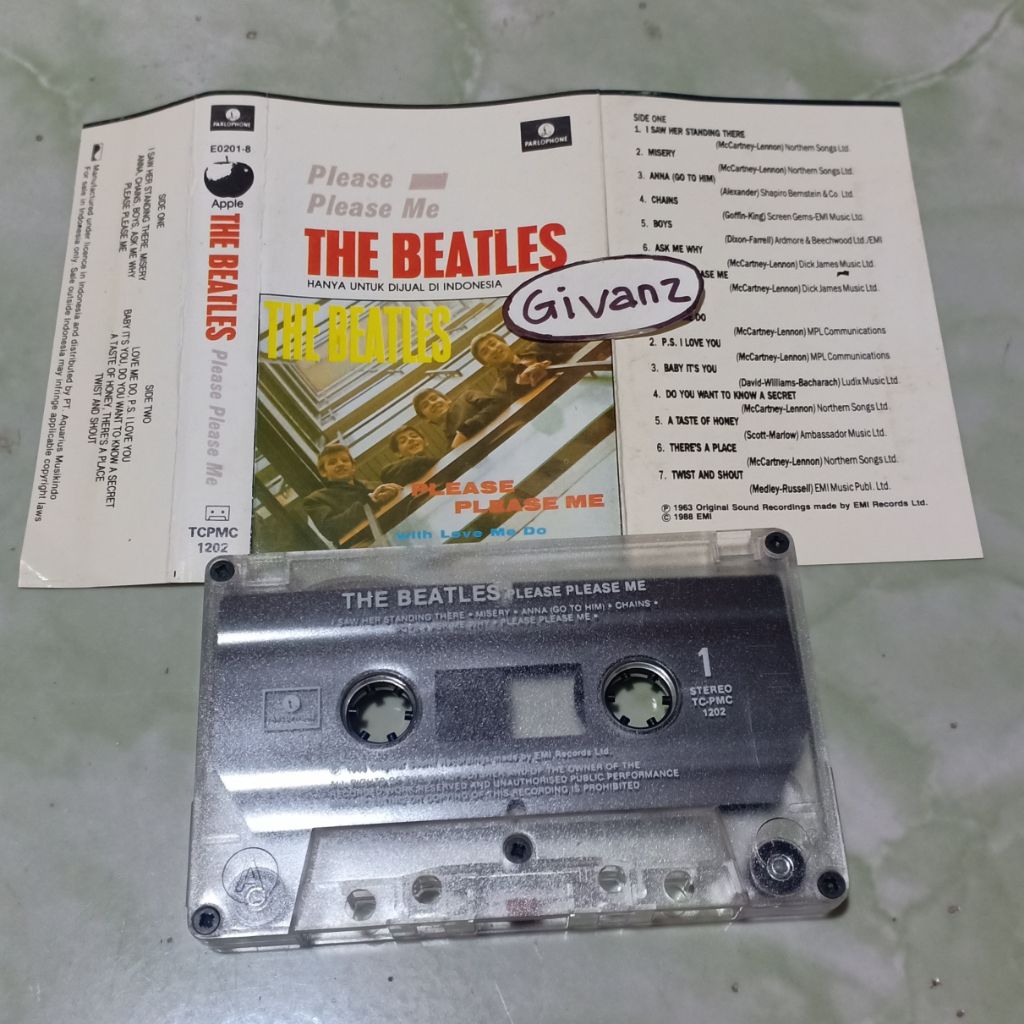 kaset pita THE BEATLES - Please please me