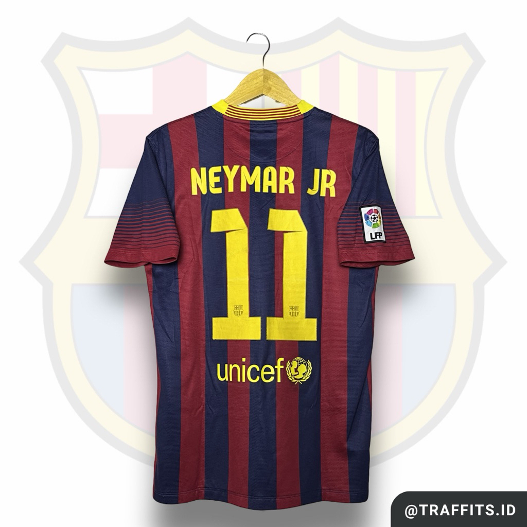 Jersey Barcelona Home 13/14 Neymar Junior Original Size S