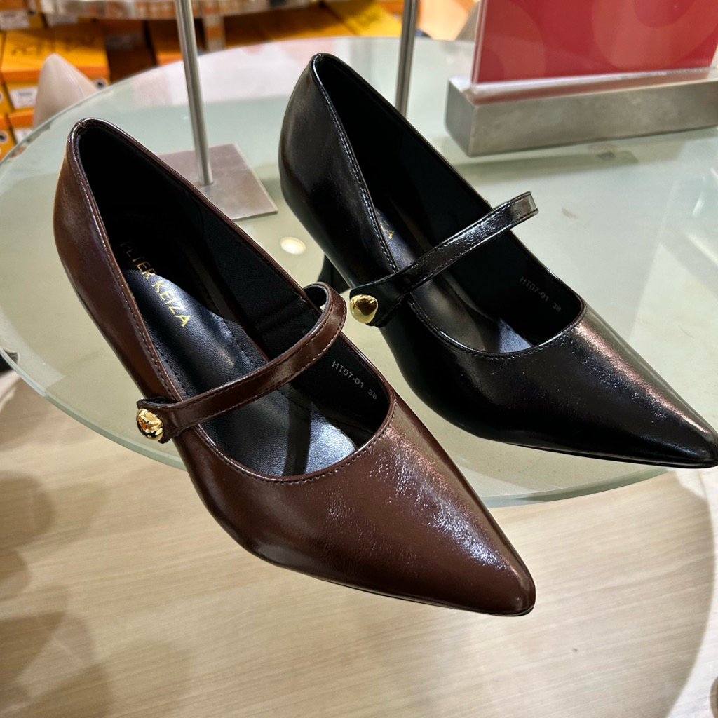 sepatu wanita fantofel heels 7cm PETER KEIZA original