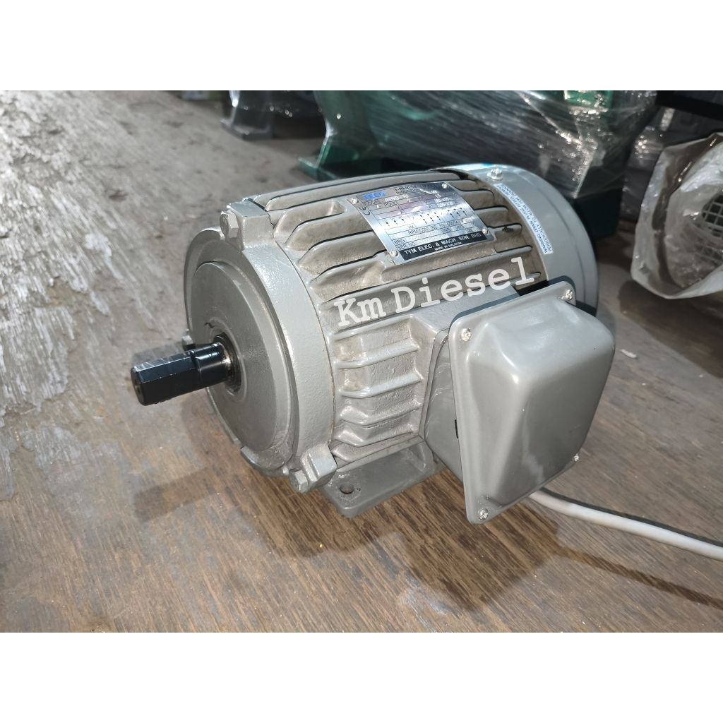 Dinamo Teco 2 HP 3 Phase RPM 1400 / Motor Listrik 2HP 3 Phase RPM 1400, Dinamo 1,5KW Listrik 3 Phase