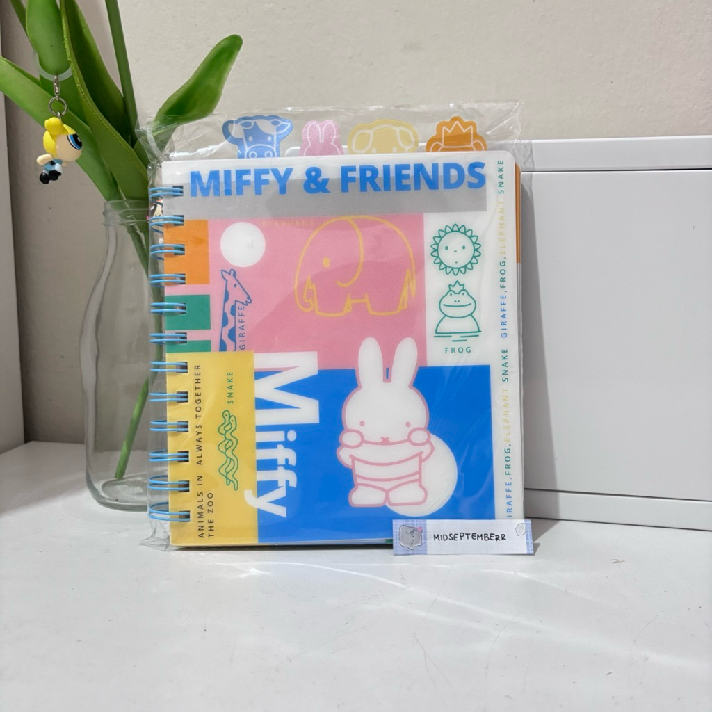[baca deskripsi] READY miffy & friends notebook a6 wide binder buku license