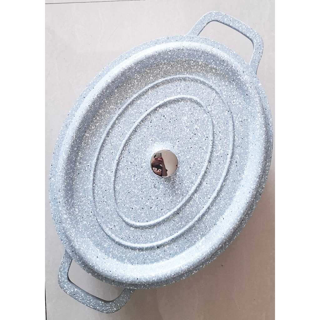 Panci Oval Jumbo ala Staub | Le Creuset 36 cm- Import