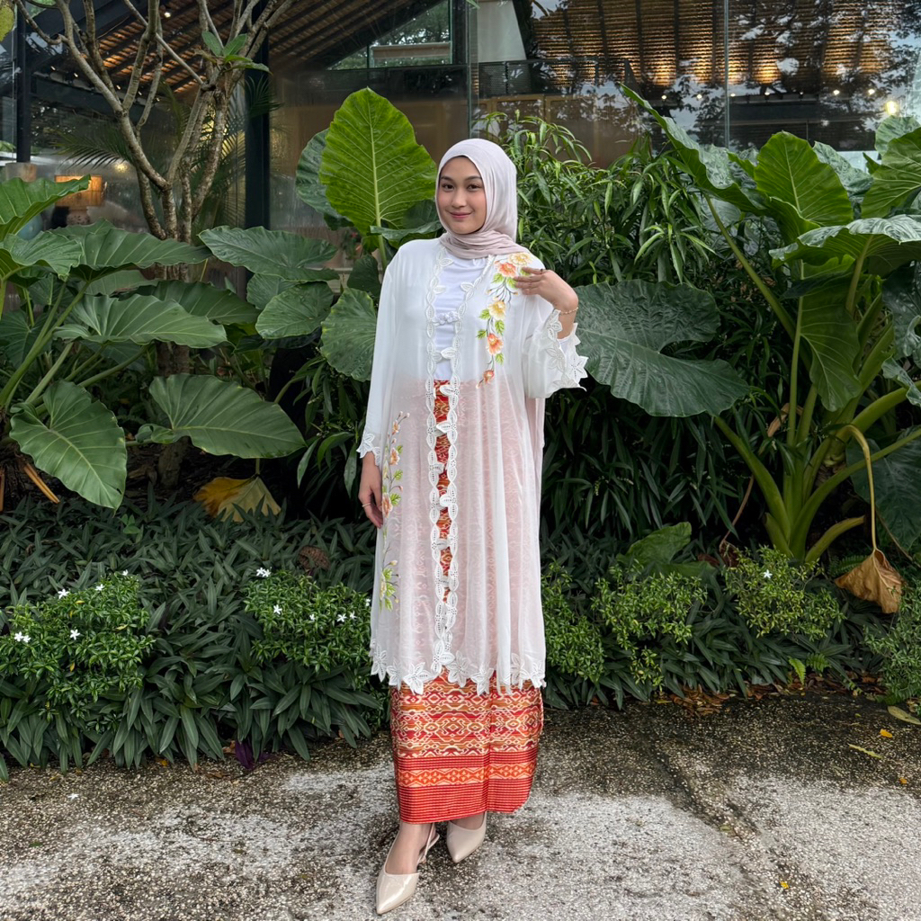 AYANA - Outer Panjang Kaluna - Kebaya Lukis Panjang Premium Bordir