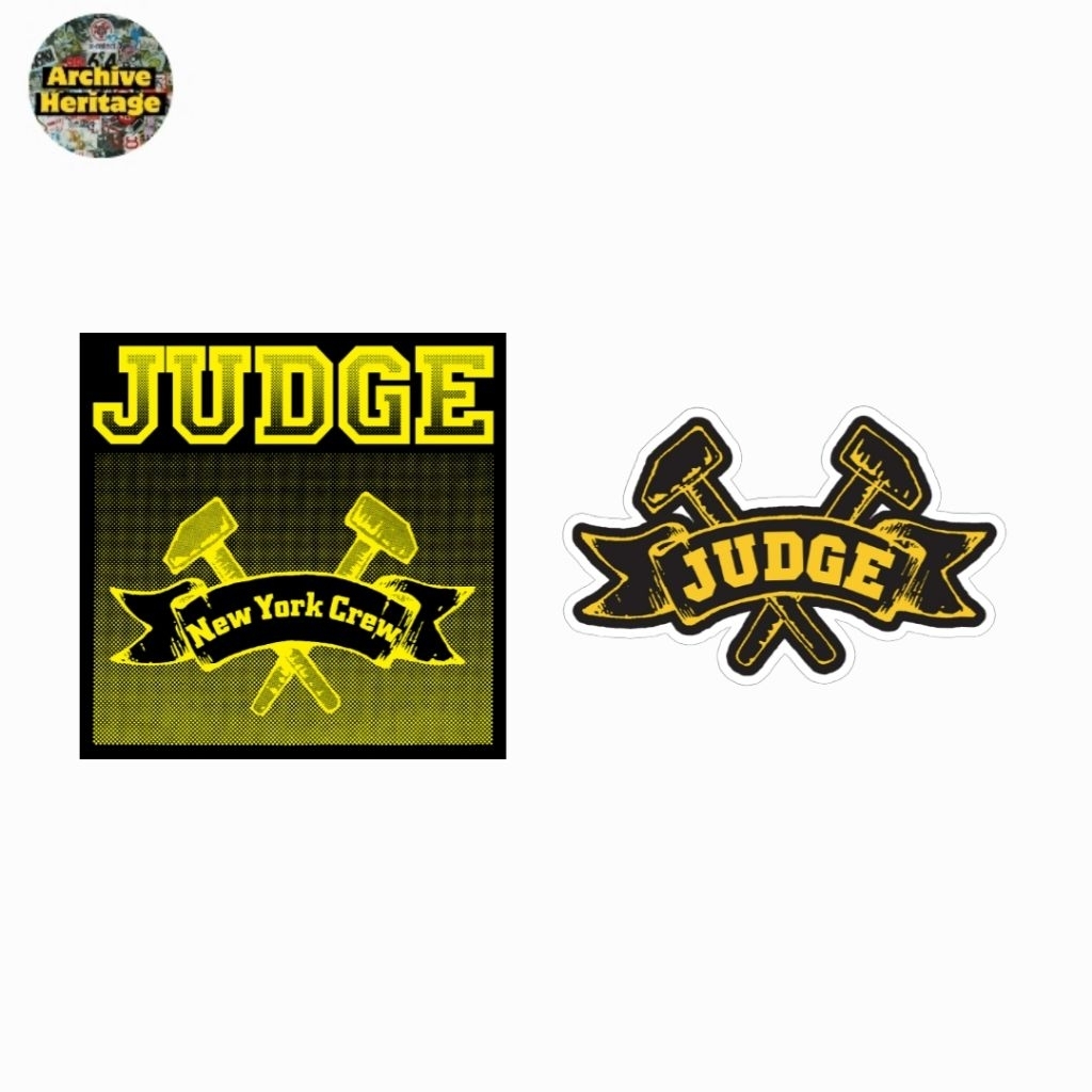 sticker JUDGE New York Crew band hardcore punk hammers stiker