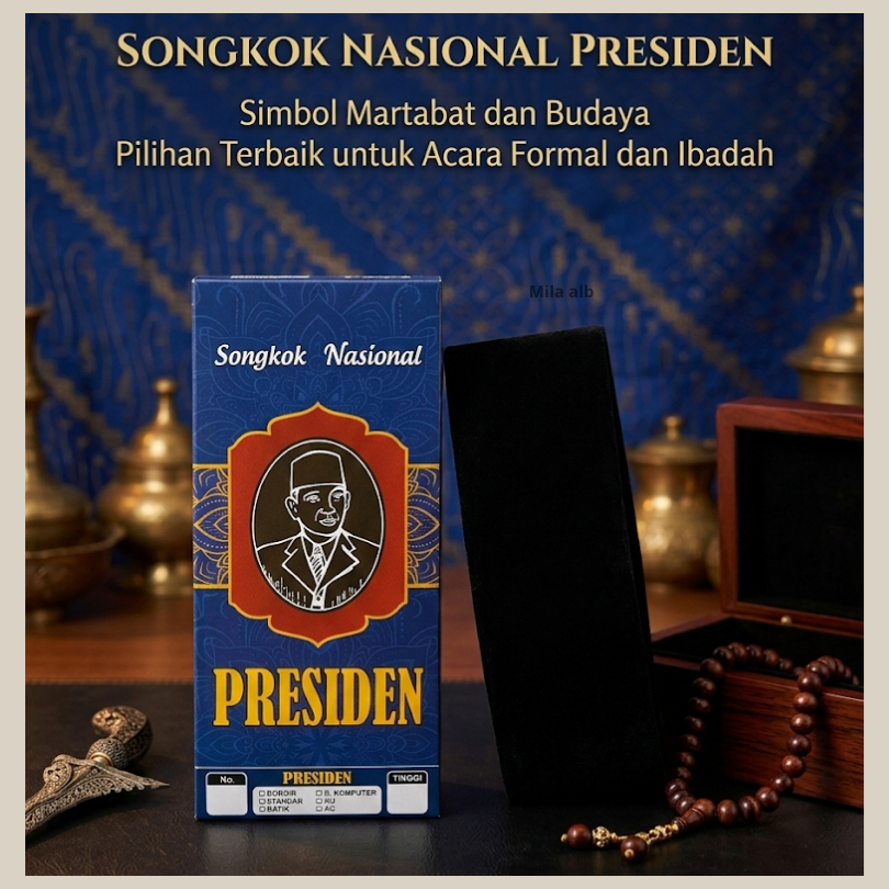 Peci Hitam Kharismatik Soekarno Presiden Promo Songkok Murah Grosir Kopiah Anak Dewasa Kopyah Polos