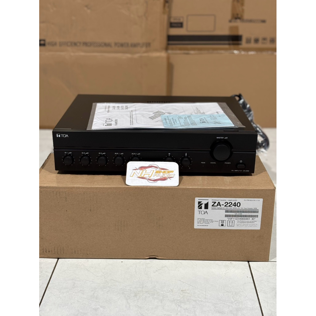 Power Amplifier TOA Za-2240 240watt Original Toa Power Ampli Amplifier Model ZA-2240 | Garansi Resmi