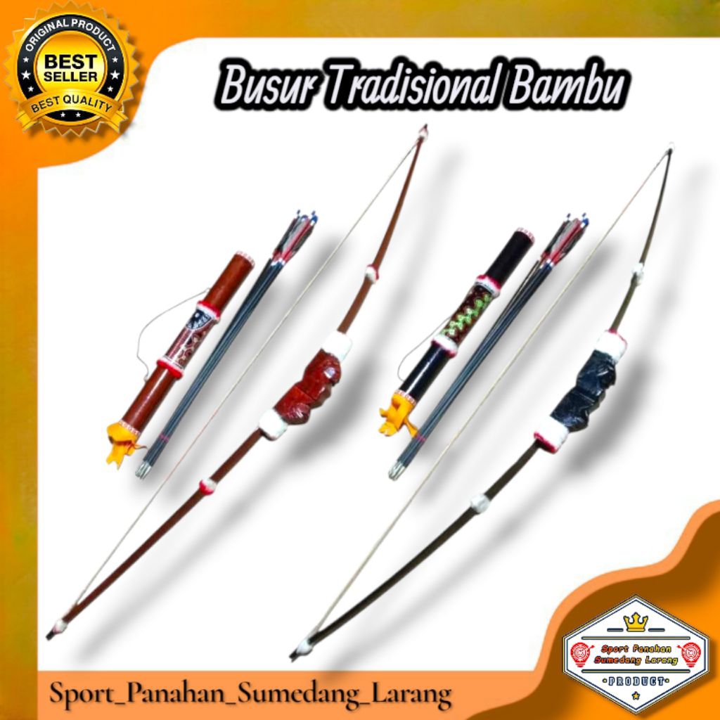 Busur Tradisional + Box Anak Panah