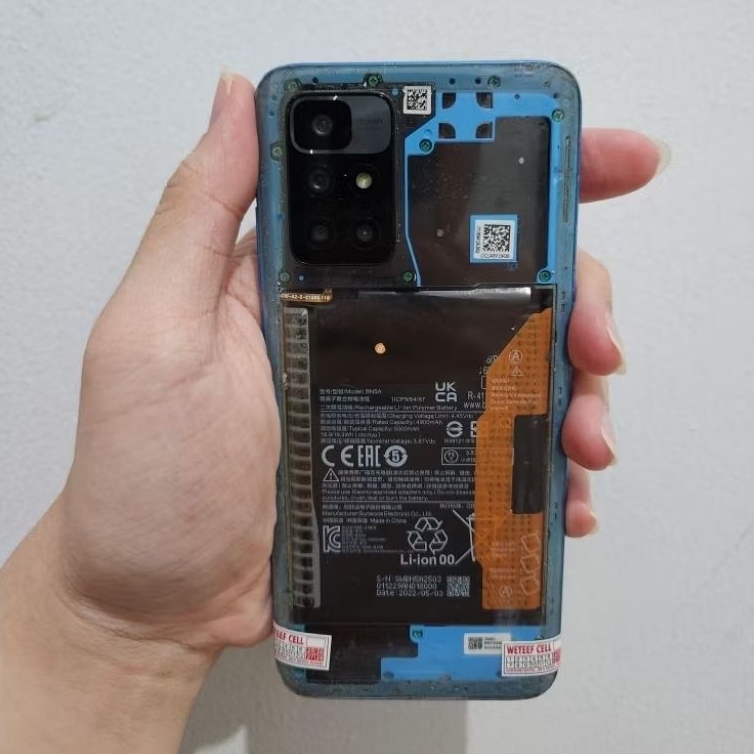 Termurah!!! XIAOMI REDMI 10 2022 RAM 4/64GB EX RESMI XIAOMI SECOND FULLSET NO MINUS
