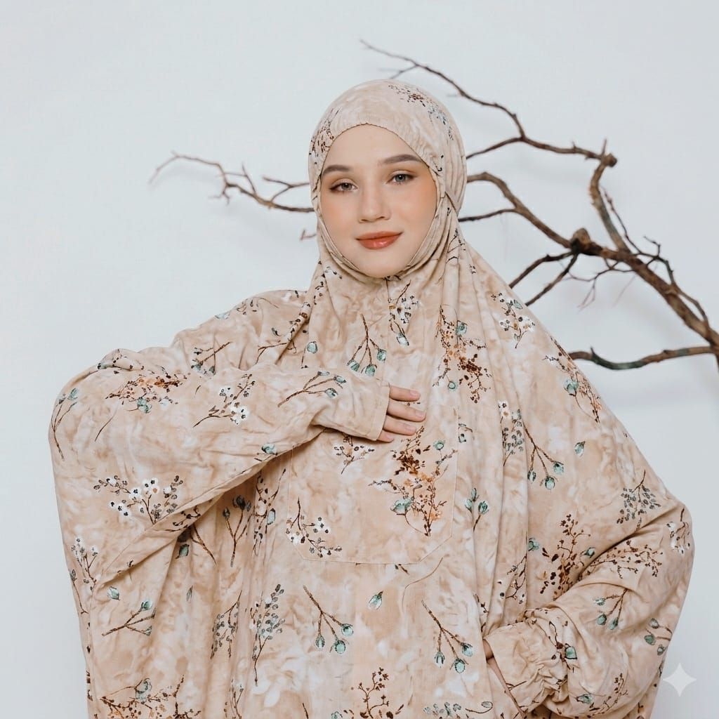 Mukena Hadramaut Motif