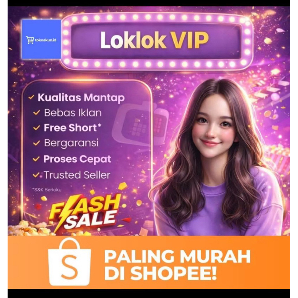 LOK-LOK VIP PREMIUM FULL GARANSI