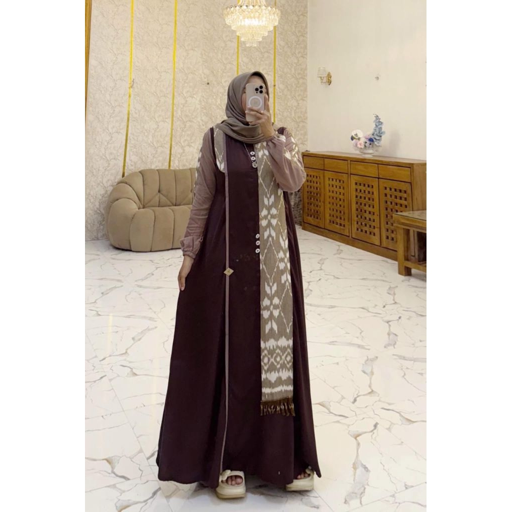 (READY) GAMIS/DRESS TWILL BY SOPHIA ALMAS